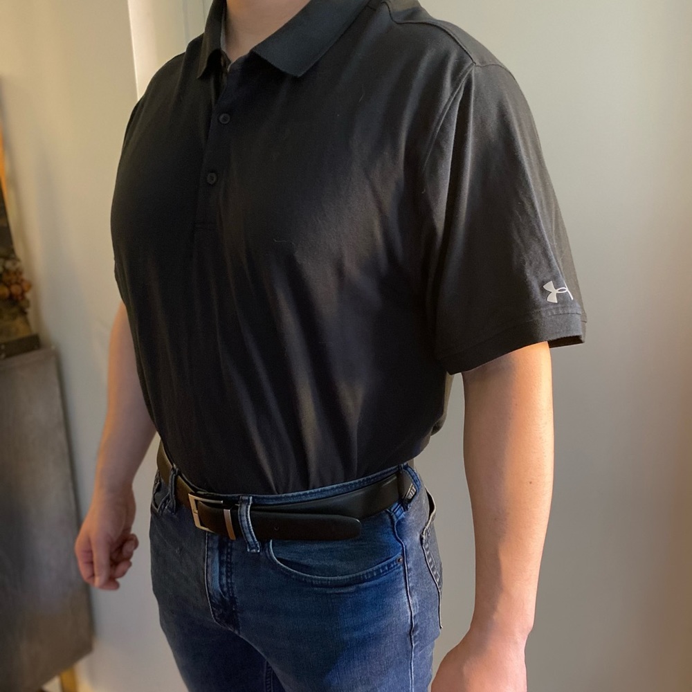 Men’s Under Armour, polo shirt, 
Black, Sz: XXL